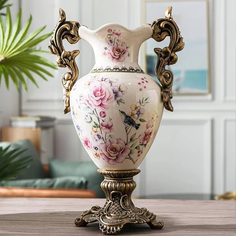 61KvH-iybDL._AC_UF894,1000_QL80_ Buy Tall Floor Vase Ceramic Vases Modern Home Decor Flower Vase for Shelf Home Décor Tall.. - Image 1